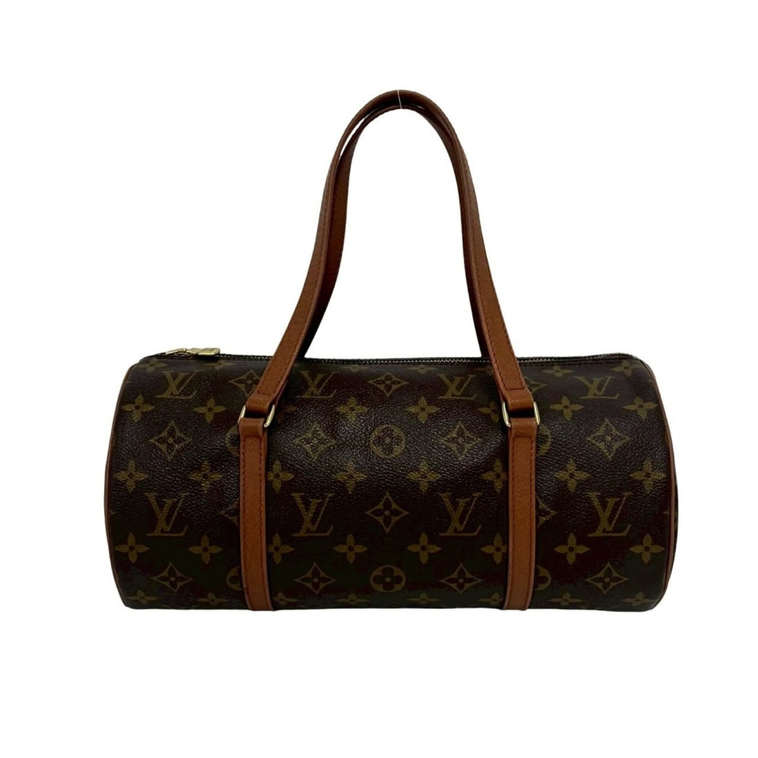 LOUIS VUITTON Louis Vuitton Vintage Papillon Monogram Leather Handbag Mini Boston Bag Brown 67915: --- Catalog ---Category: SizeSize (HxWxD): 14.5cm x 30.5cm x 14.5cm / 5.7'' x 12'' x 5.7''Category: DesignType: Boston bag, HandbagColor: BrownGender: WomenMaterial: Leather , PVC Category: GeneralBra