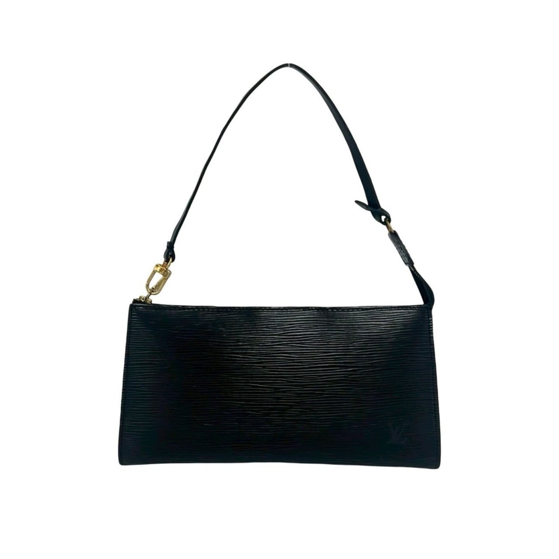 LOUIS VUITTON Vintage Pochette Accessoires Epi Leather Mini Handbag Noir 51582: --- Catalog ---Category: SizeSize (HxWxD): 12.5cm x 24cm x 2cm / 4.92'' x 9.44'' x 0.78''Category: DesignType: Handbag, PochetteColor: BlackGender: WomenMaterial: Leather Category: GeneralBrand: Louis