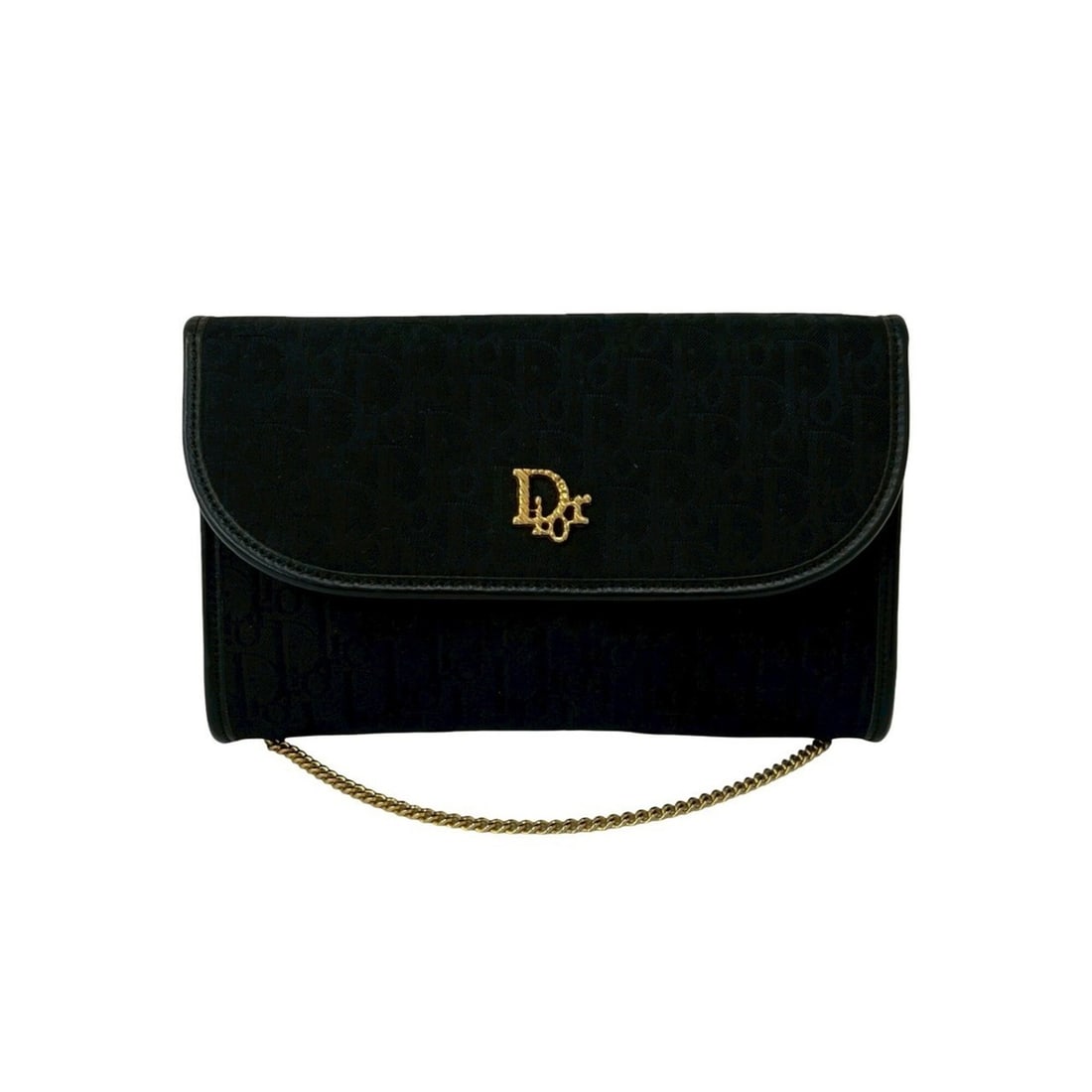 Christian Dior Trotter pattern logo hardware canvas leather genuine chain mini shoulder bag black: --- Catalog ---Category: SizeSize (HxWxD): 12cm x 19cm x 4cm / 4.72'' x 7.48'' x 1.57''Category: DesignType: Shoulder bagColor: BlackGender: WomenMaterial: Canvas , Leather Category: GeneralBrand: Chr