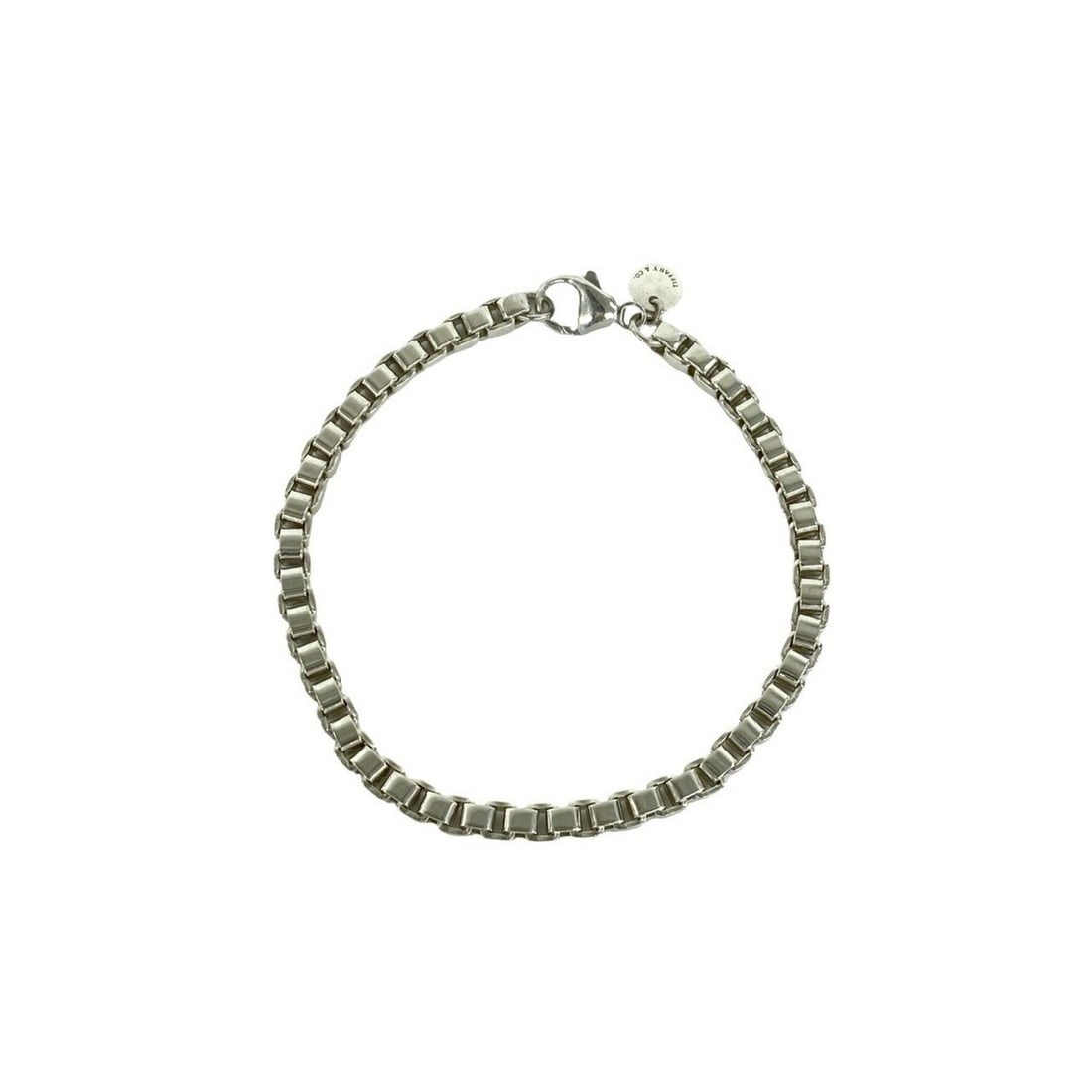 TIFFANY&Co. Tiffany Vintage Venetian Bracelet, Sterling Silver 925 Chain Bangle Accessory, 40647: --- Catalog ---Category: SizeLength: 18.5cm / 7.28''Category: DesignType: Charm braceletColor: SilverGender: WomenMaterial: Silver 925Category: GeneralBrand: Tiffany--- Item List ---Section: Condition
