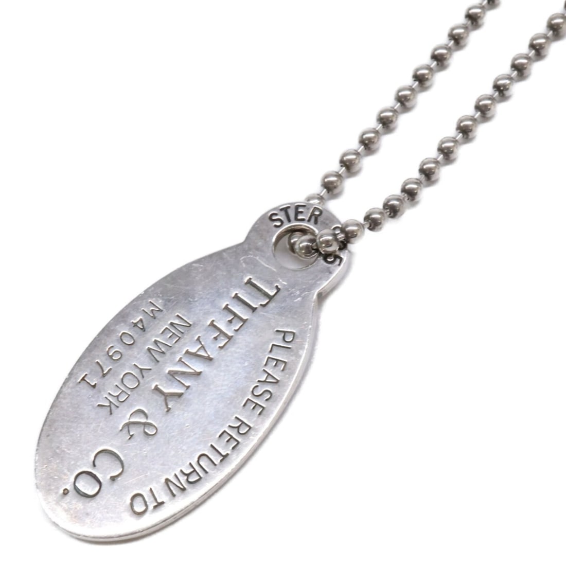 TIFFANY&Co. Tiffany 925 Return to Oval Tag Long Chain Necklace Silver Women's: --- Catalog ---Category: SizePendant Size: 42mm x 20mm / 1.65'' x 0.78''Neck Circumference: 88 cm / 34.64''Category: DesignColor: SilverGender: WomenMaterial: Silver 925Necklace Type: NecklaceCategory