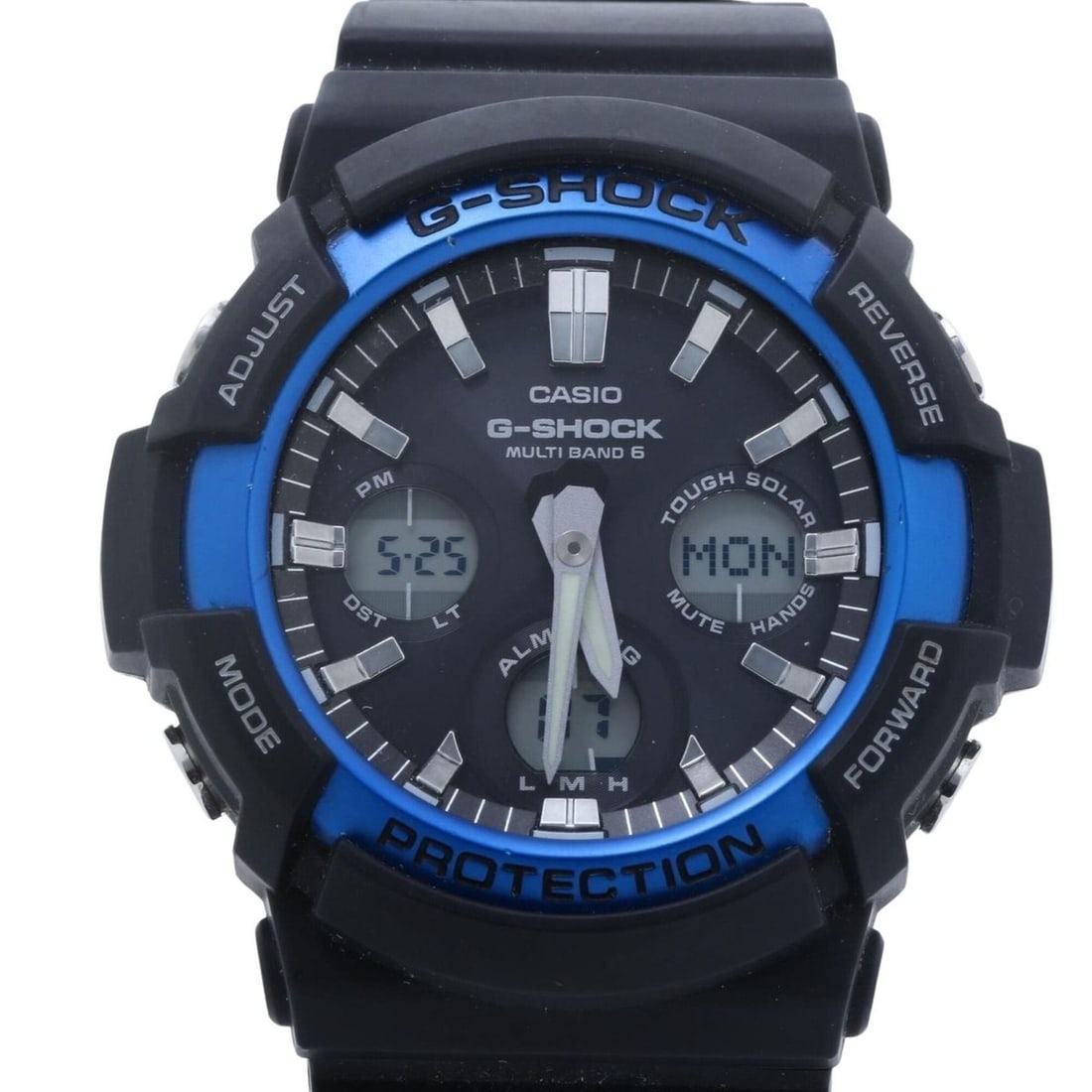 CASIO G-SHOCK ANALOG-DIGITAL GAW-100 SERIES GAW-100B-1A2JF Black Resin/Aluminum Men's Watch: --- Catalog ---Category: SizeWrist Size: 21cm / 8.26''Case Diameter: 52.5mm / 2.07''Category: DesignType: WristwatchGender: MenMaterial (Case): AluminumCategory: GeneralMPN: GAW-100B-1A2JFBrand: Casio