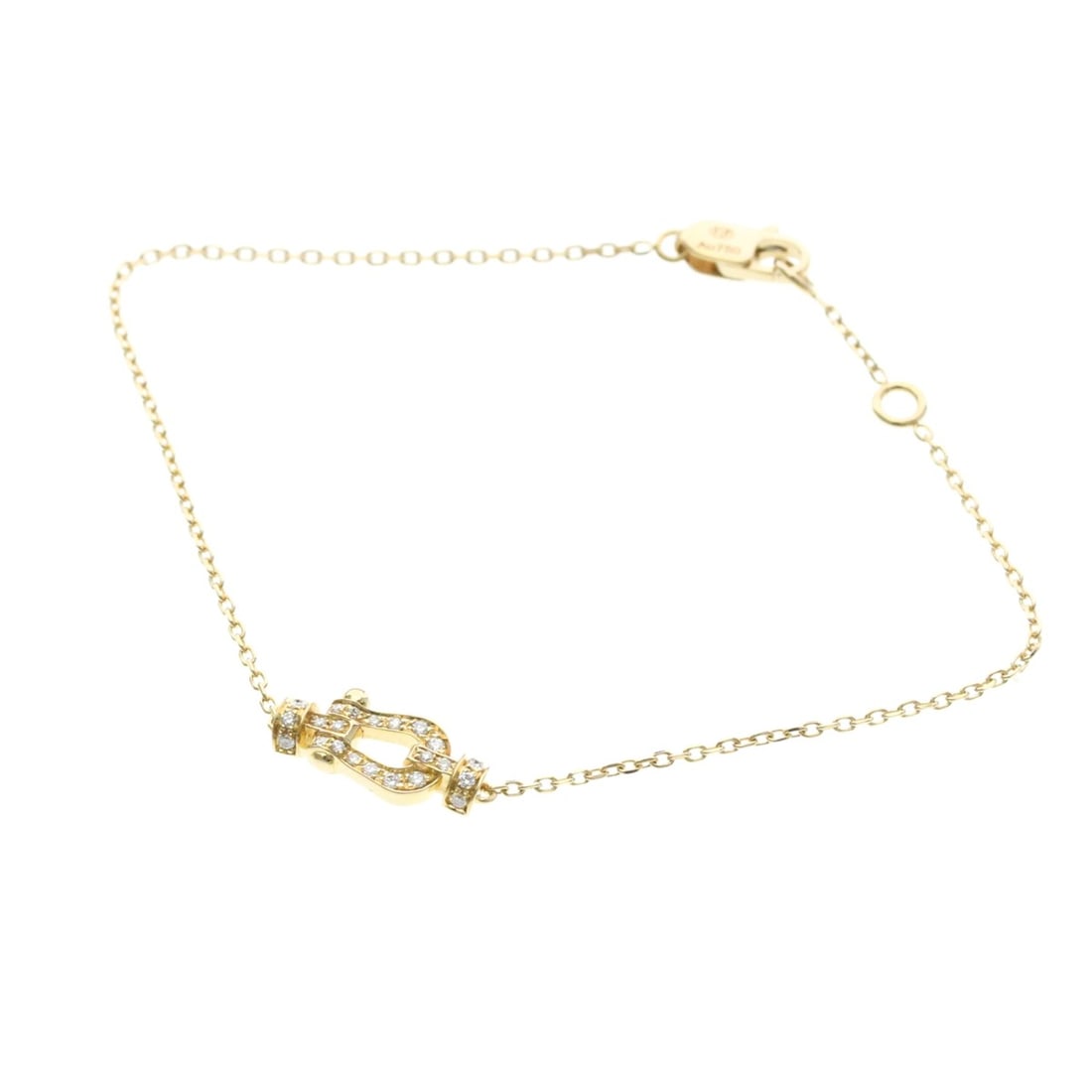 Fred Force 10 Bracelet With Diamonds Yellow Gold (18K) Diamond Charm Bracelet Gold (1 of 13)