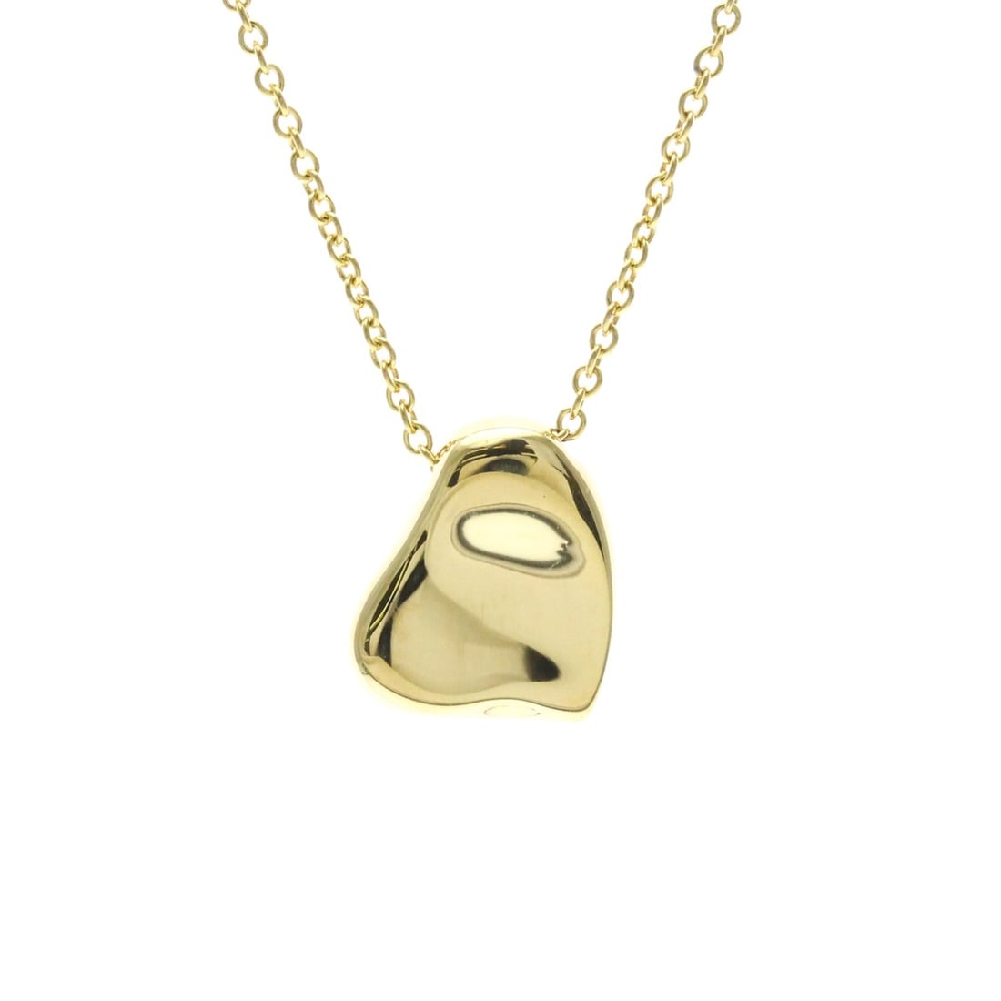 Tiffany Full Heart Necklace Yellow Gold (18K) No Stone Men,Women Fashion Necklace (Gold): --- Catalog ---Category: SizeWeight: 4.3g / 0.15oz.Pendant Size: 9.4mm x 12mm / 0.37'' x 0.47''Neck Circumference: 40.5 cm / 15.94''Category: DesignColor: GoldMetal: GoldStone: No StoneStyle: FashionG
