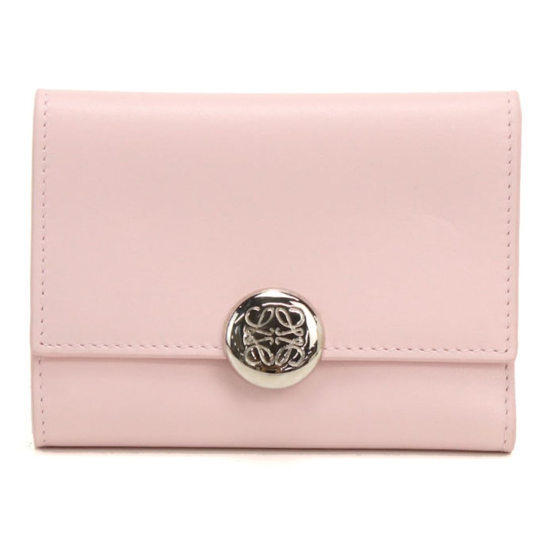 LOEWE Tri-fold Wallet CANBS33X01 Vertical Small Pebble Women's Pink: --- Catalog ---Category: SizeSize (HxWxD): 8.5cm x 12cm x 1.5cm / 3.34'' x 4.72'' x 0.59''Category: DesignType: Wallet (tri-fold)Color: PinkGender: WomenMaterial: Leather Leather/Fur Type: CalfskinCat