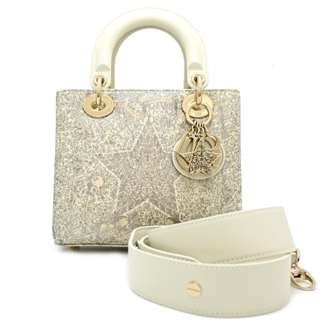 Christian Dior ABC Small Women's Handbag M05280ZDW-M01E Leather Around the World: --- Catalog ---Category: SizeSize (HxWxD): 18cm x 20cm x 8.5cm / 7.08'' x 7.87'' x 3.34''Category: DesignType: HandbagGender: WomenMaterial: Leather Category: GeneralMPN: M05280ZDW-M01EBrand: Christia