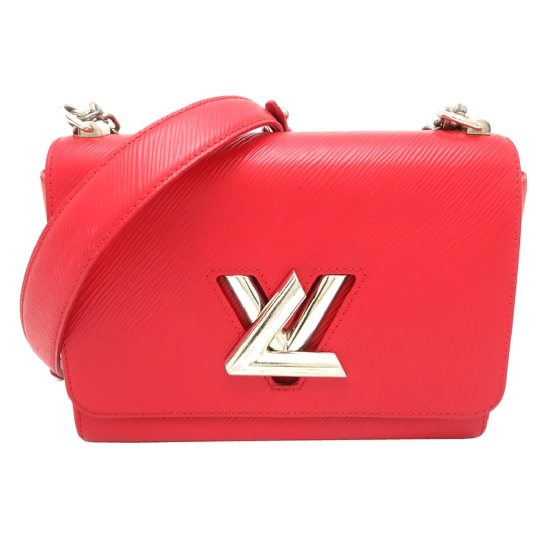 Louis Vuitton Twist MM Women's Shoulder Bag M50523 (Discontinued) Epi Leather, Coquelicot: --- Catalog ---Category: SizeSize (HxWxD): 16cm x 23cm x 9cm / 6.29'' x 9.05'' x 3.54''Category: DesignType: Shoulder bagColor: CoquelicotsGender: WomenMaterial: Epi leather Category: GeneralMPN: M505