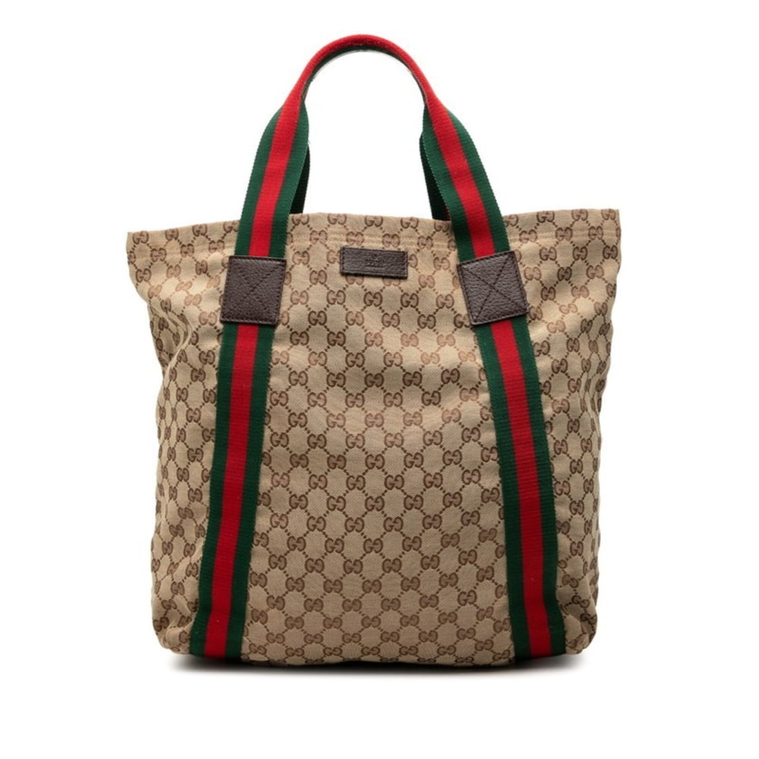 Gucci GG Canvas Tote Bag 189669 Beige Leather Women's GUCCI: --- Catalog ---Category: SizeSize (HxWxD): 35.5cm x 32.5cm x 12cm / 13.97'' x 12.79'' x 4.72''Category: DesignType: Tote bagColor: BeigeGender: WomenMaterial: Canvas , Leather Category: GeneralMPN: 18