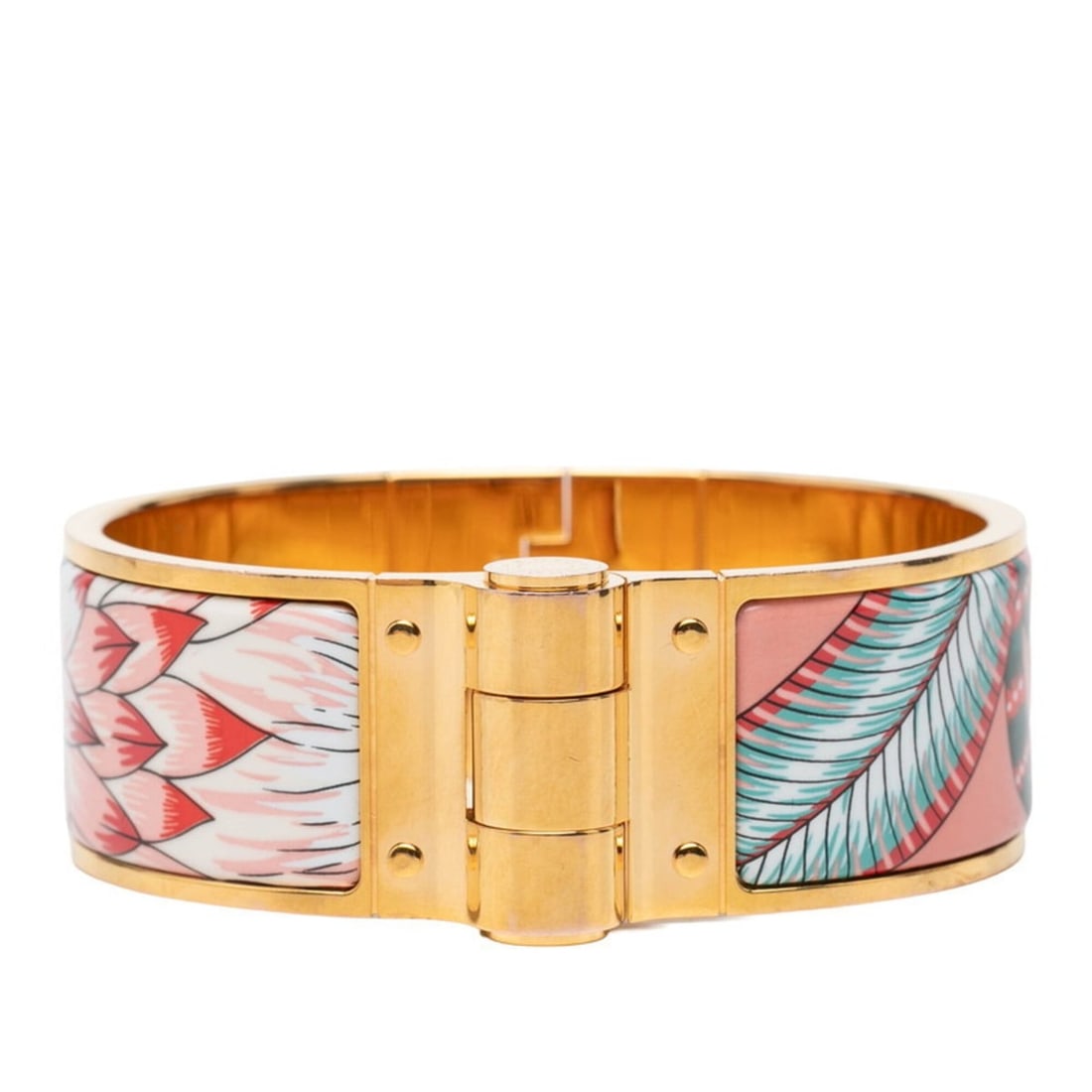 Hermes Charnière GM Savana Dance Bangle, Gold Plated, Women's: --- Catalog ---Category: SizeLength: 16cm / 6.29''Category: DesignType: BangleColor: GoldGender: WomenCategory: GeneralBrand: Hermes--- Item List ---Section: ConditionRanking: Rank A Used - A few trac