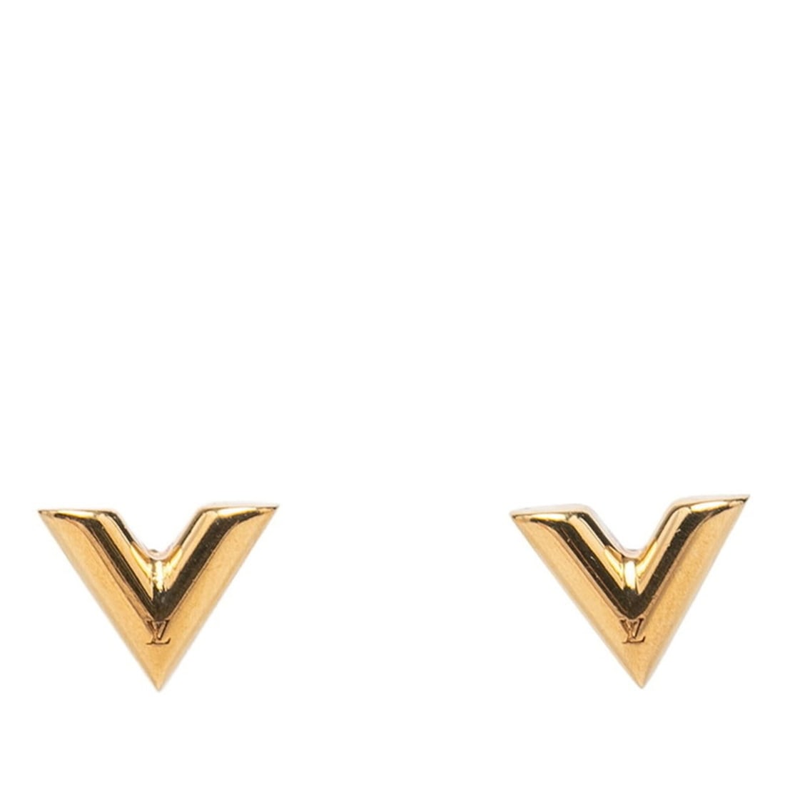 Louis Vuitton Essential V Stud Earrings M68153 Gold Plated Women's LOUIS VUITTON: --- Catalog ---Category: SizeSize (HxWxD): 7.70mm x 9.70mm / 0.30'' x 0.38''Category: DesignType: Stud earringsColor: GoldGender: WomenCategory: GeneralMPN: M68153Brand: Louis Vuitton--- Item List ---