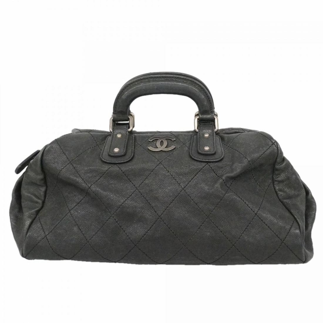 Chanel Wild Stitch Caviar Leather Handbag, Black, Women's: --- Catalog ---Category: SizeSize (HxWxD): 21.5cm x 39cm x 20cm / 8.46'' x 15.35'' x 7.87''Category: DesignType: HandbagColor: BlackGender: WomenMaterial: Grained Calfskin Hardware Color: SilverCatego