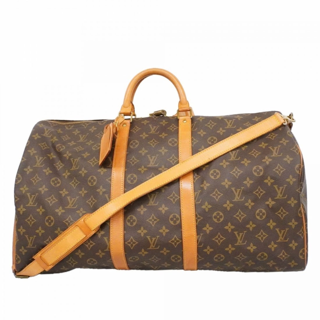 Louis Vuitton Bags - Boston Monogram Keepall Bandoulière 55 M41414 Brown Men's & Women's: --- Catalog ---Category: SizeSize (HxWxD): 31cm x 55cm x 26cm / 12.2'' x 21.65'' x 10.23''Category: DesignType: Boston bagColor: BrownGender: Men,WomenCategory: GeneralMPN: M41414Brand: Louis Vuitton-