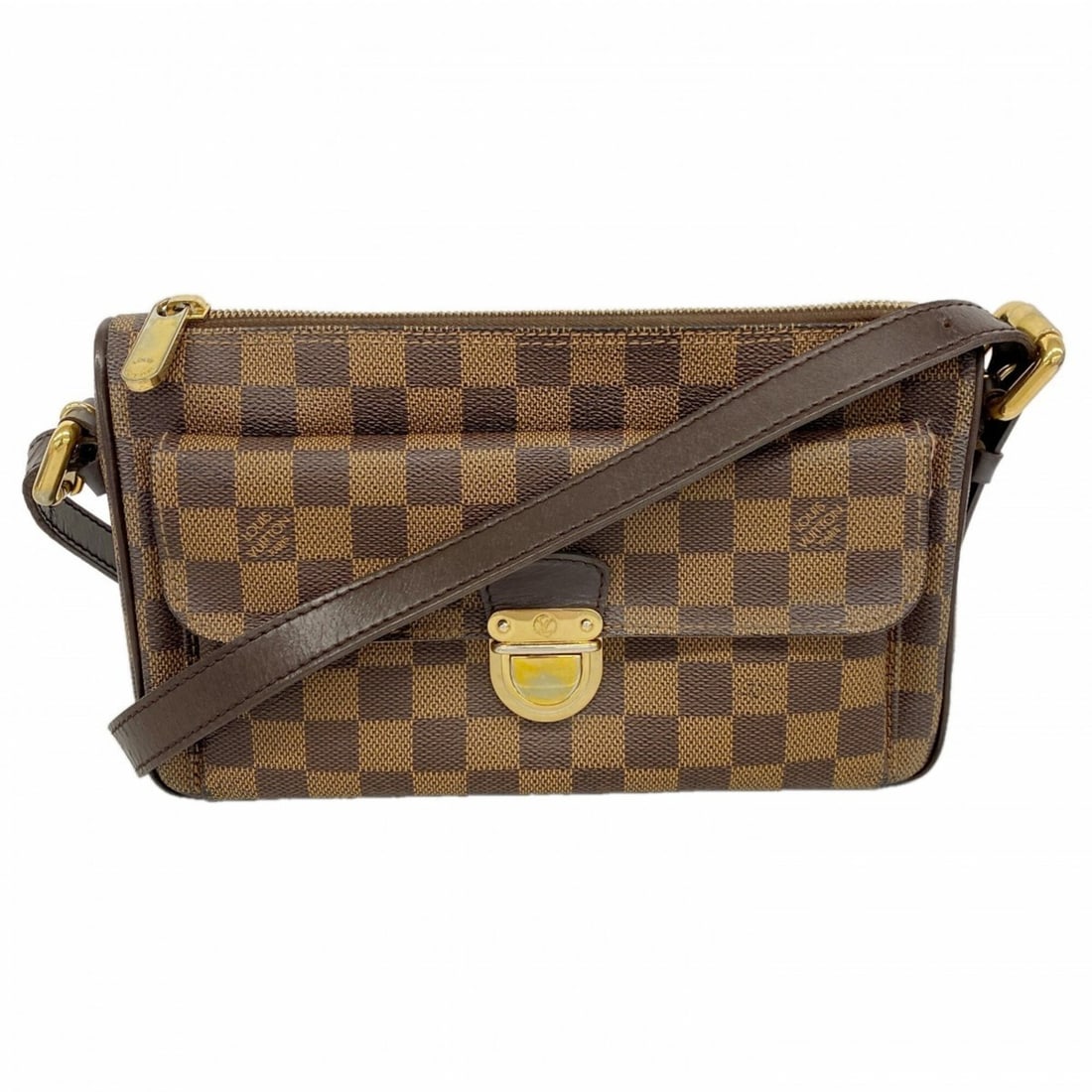 Louis Vuitton Damier Ravello GM Shoulder Bag N60006 Ebene (Women's): --- Catalog ---Category: SizeSize (HxWxD): 16cm x 26cm x 10cm / 6.29'' x 10.23'' x 3.93''Category: DesignType: Shoulder bagColor: EbeneGender: WomenCategory: GeneralMPN: N60006Brand: Louis Vuitton--- 