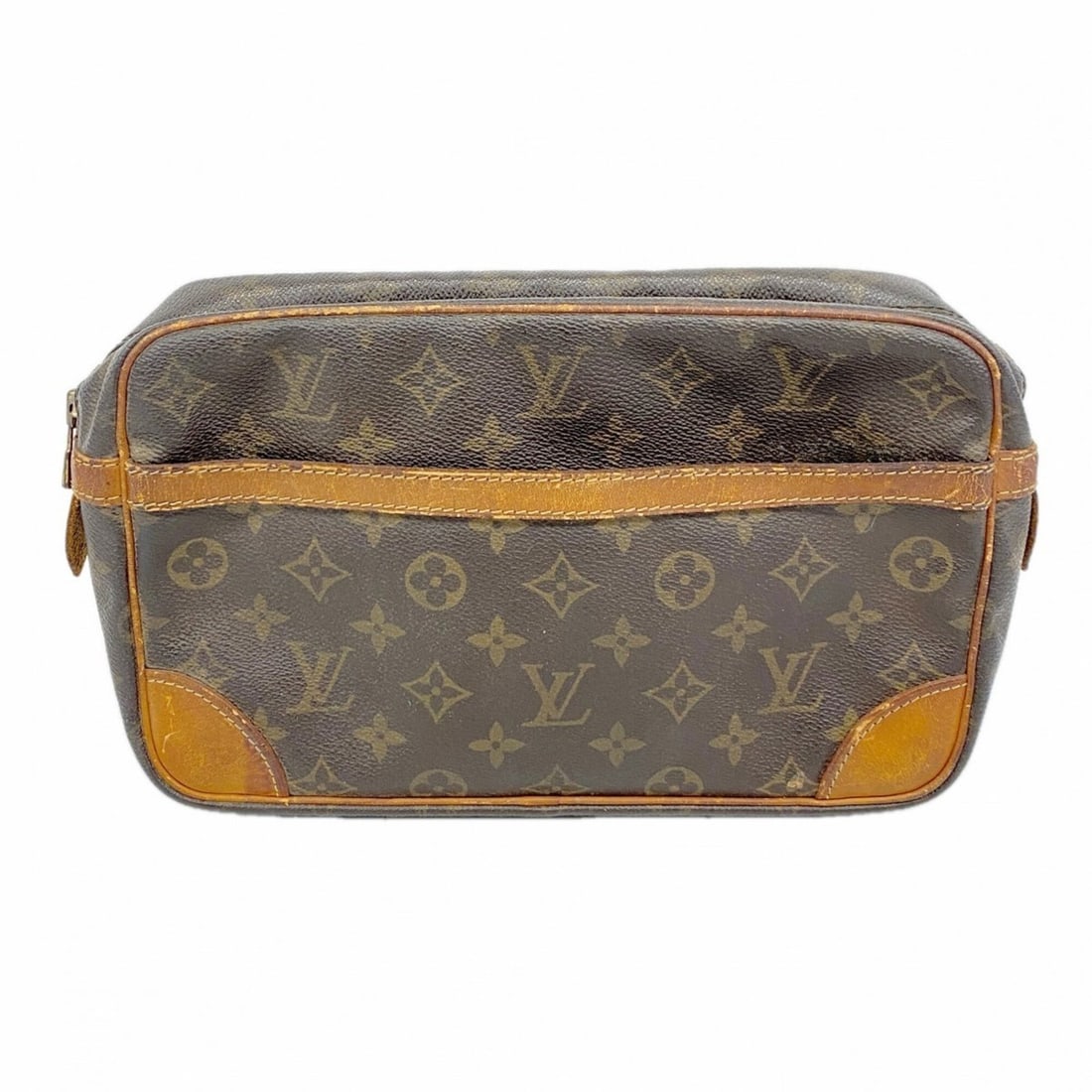 Louis Vuitton Monogram Compiegne 28 Clutch Bag M51845 Brown Men's: --- Catalog ---Category: SizeSize (HxWxD): 17.5cm x 27.5cm x 7cm / 6.88'' x 10.82'' x 2.75''Category: DesignType: Clutch bagColor: BrownGender: MenCategory: GeneralMPN: M51845Brand: Louis Vuitton--- I