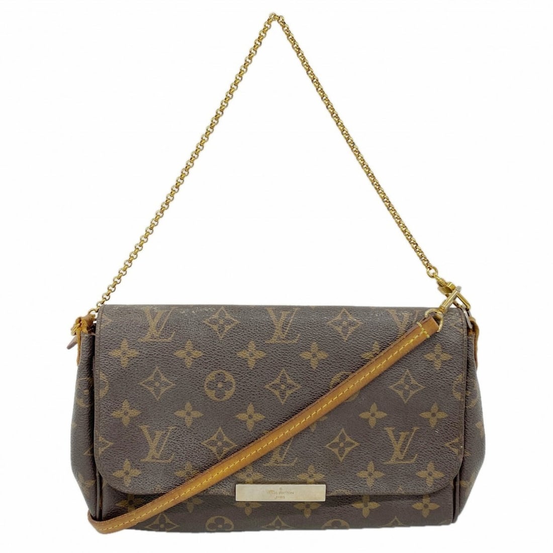 Louis Vuitton Monogram Favorite MM Handbag M40718 Brown 2-way bag for women: --- Catalog ---Category: SizeSize (HxWxD): 17cm x 24cm x 4cm / 6.69'' x 9.44'' x 1.57''Category: DesignType: HandbagColor: BrownGender: WomenCategory: GeneralMPN: M40718Brand: Louis Vuitton--- Item Li