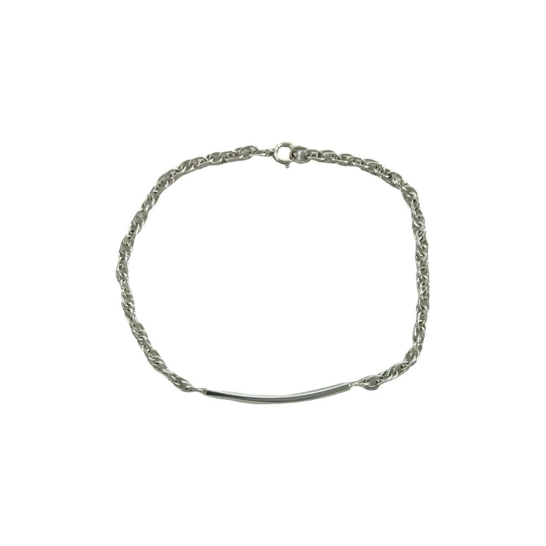 TIFFANY&Co. Tiffany Vintage ID Bracelet, Sterling Silver 925, Chain Accessory, Silver, Item No.: --- Catalog ---Category: SizeLength: 20cm / 7.87''Category: DesignType: Charm braceletColor: SilverGender: WomenMaterial: Silver 925Category: GeneralBrand: Tiffany--- Item List ---Section: ConditionRa