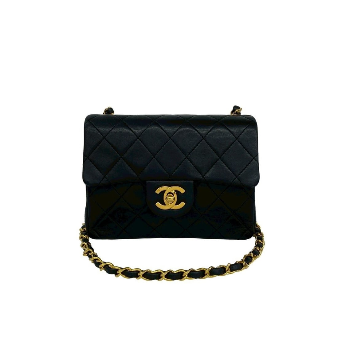 CHANEL Matelassé Coco Mark Hardware Lambskin Mini Shoulder Bag Black 713-8: --- Catalog ---Category: SizeSize (HxWxD): 12.5cm x 17.5cm x 6cm / 4.92'' x 6.88'' x 2.36''Category: DesignType: Shoulder bagColor: BlackGender: WomenMaterial: Leather Category: GeneralBrand: Chanel--