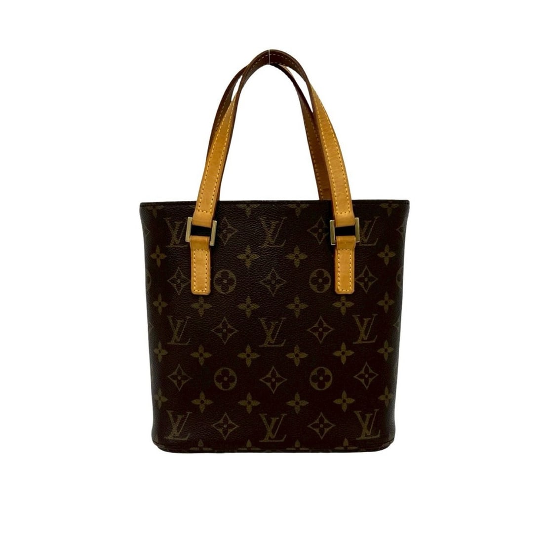 LOUIS VUITTON Vavin PM Monogram Leather Handbag Mini Tote Bag Brown 24153: --- Catalog ---Category: SizeSize (HxWxD): 21cm x 21cm x 8.5cm / 8.26'' x 8.26'' x 3.34''Category: DesignType: Handbag, Tote bagColor: BrownGender: WomenMaterial: Leather , PVC Category: GeneralBrand:
