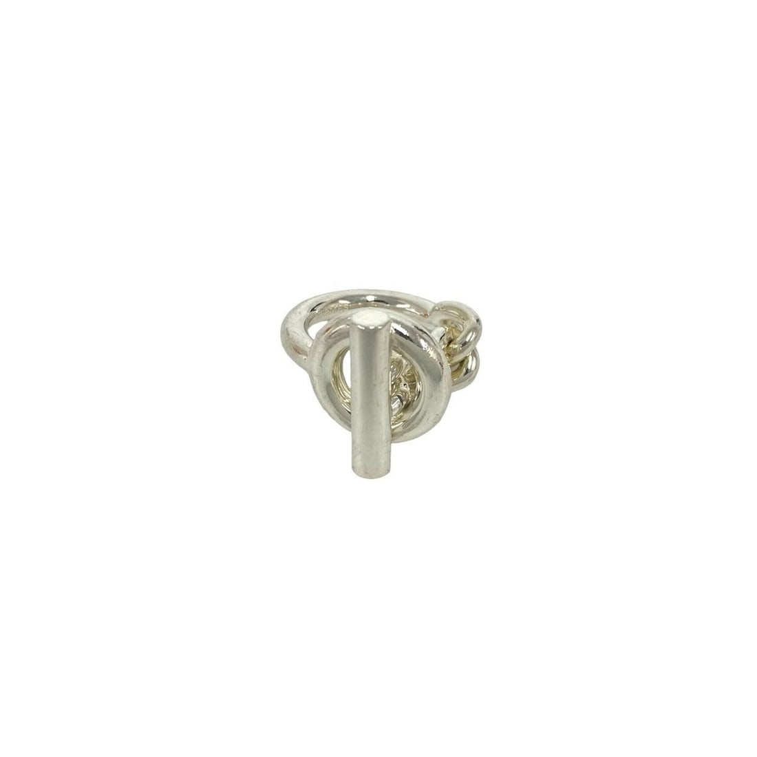 HERMES Croisette Ring, Sterling Silver 925, Accessory, Men's & Women's, Silver, Item Number 29645: --- Catalog ---Category: SizeJP Size: 10US Size: 5.5Category: DesignType: Band ringColor: SilverGender: Men,WomenMaterial: Silver 925Category: GeneralBrand: Hermes--- Item List ---Section: ConditionRa