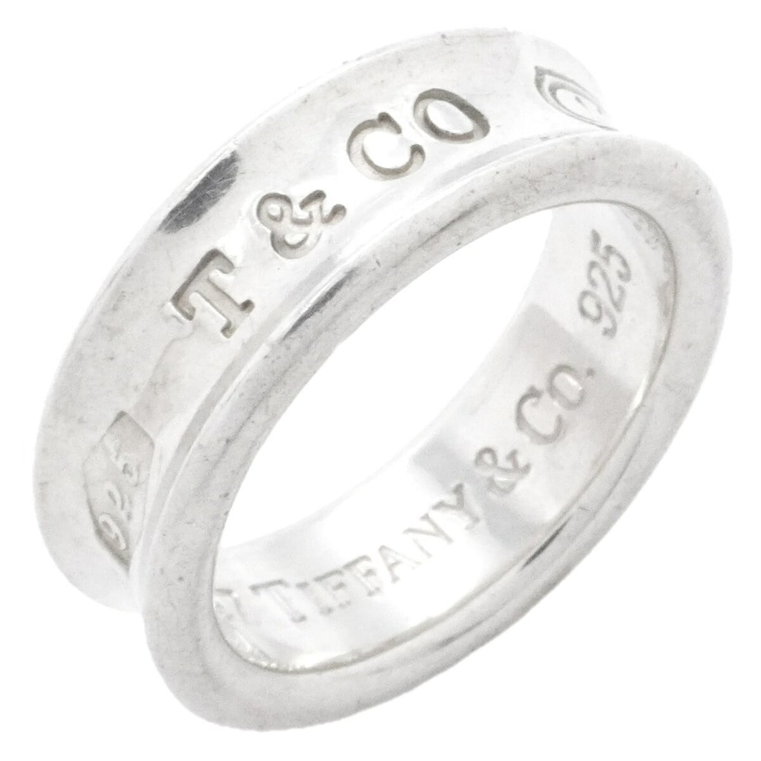 Tiffany & Co. Narrow Ring, Sterling Silver 925, Size 13, Women's: --- Catalog ---Category: SizeJP Size: 13US Size: 6.5Category: DesignType: Band ringGender: WomenMaterial: Silver 925Category: GeneralBrand: Tiffany--- Item List ---Section: ConditionRanking: Rank AB U