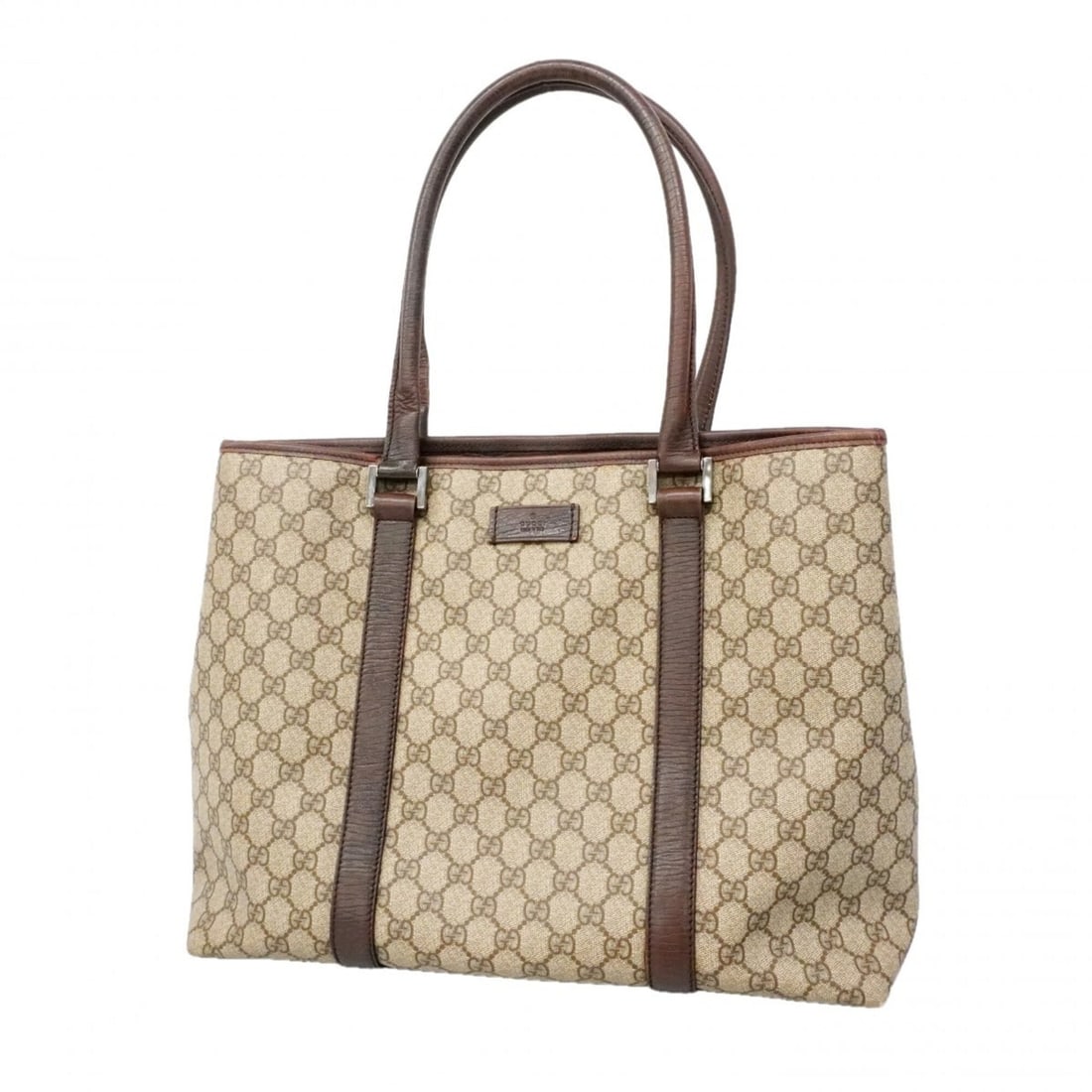 Gucci GG Supreme Tote Bag 114288 Brown Women's: --- Catalog ---Category: SizeSize (HxWxD): 33cm x 39cm x 14cm / 12.99'' x 15.35'' x 5.51''Category: DesignType: Tote bagColor: BrownGender: WomenMaterial: PVC Hardware Color: SilverCategory: GeneralMP