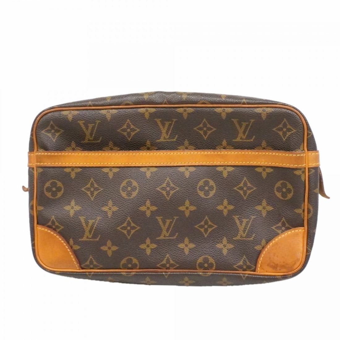 Louis Vuitton Monogram Compiegne 28 Clutch Bag M51845 Brown (Men's/Women's): --- Catalog ---Category: SizeSize (HxWxD): 17cm x 28cm x 6.5cm / 6.69'' x 11.02'' x 2.55''Category: DesignType: Clutch bagColor: BrownGender: Men,WomenCategory: GeneralMPN: M51845Brand: Louis Vuitton-