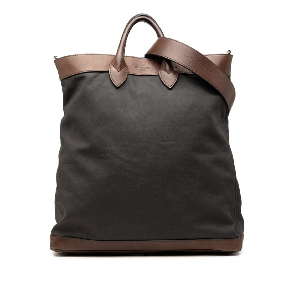 Louis Vuitton Chaco Tote Bag Shoulder 2WAY M93462 Gray Brown Canvas Leather Women's LOUIS VUITTON: --- Catalog ---Category: SizeSize (HxWxD): 46.5cm x 44cm x 15.5cm / 18.3'' x 17.32'' x 6.1''Category: DesignType: Shoulder bag, Tote bagColor: Gray brownGender: WomenMaterial: Canvas , Leather Categor