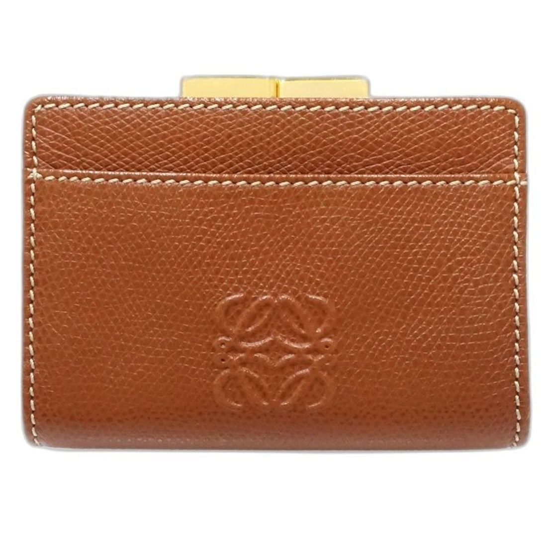LOEWE wallet/coin case, Anagram design, leather, brown, women's, 182004: --- Catalog ---Category: SizeSize (HxWxD): 7cm x 10cm x 2cm / 2.75'' x 3.93'' x 0.78''Category: DesignType: Coin purse/coin caseColor: BrownGender: WomenMaterial: Leather Category: GeneralMPN: 182004B