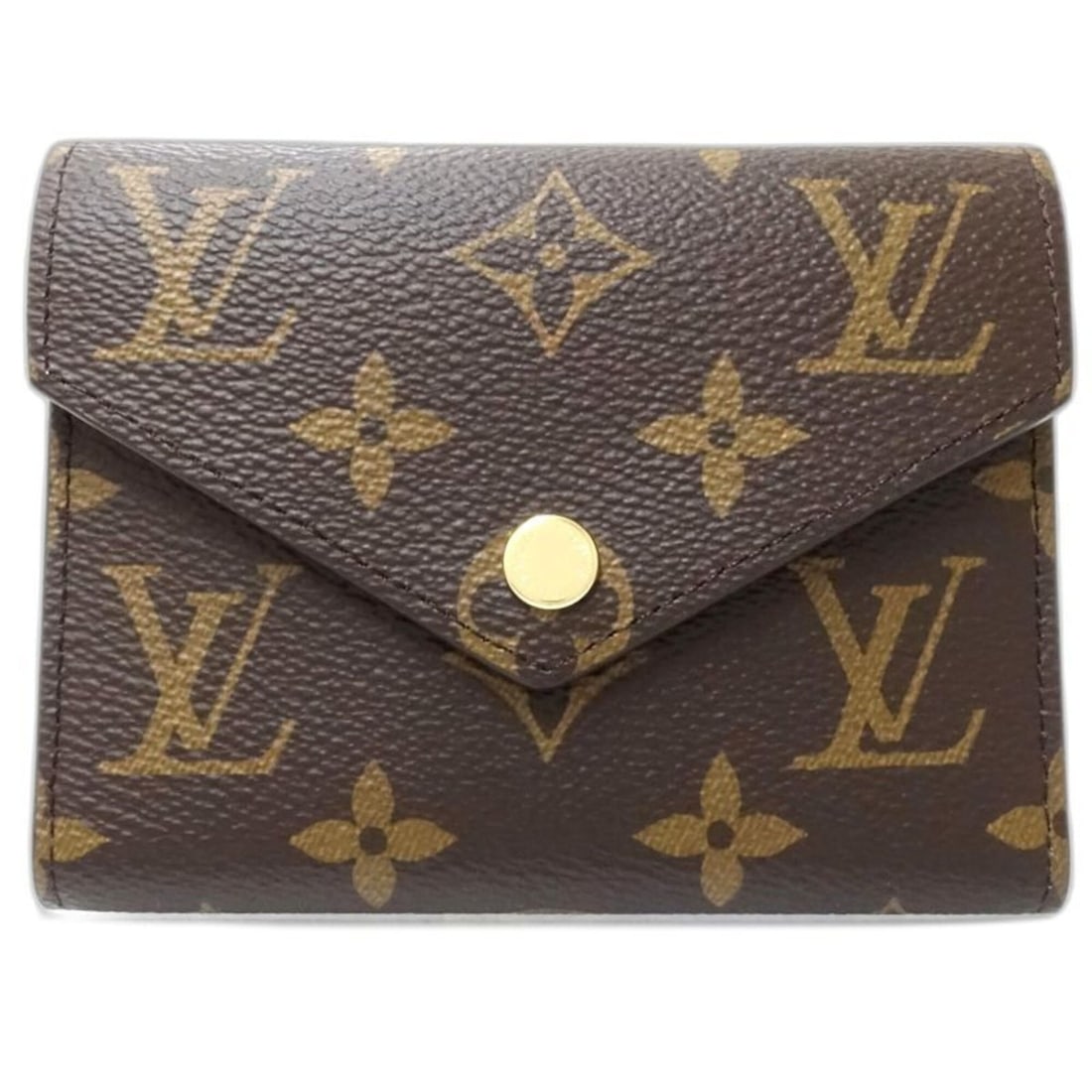 LOUIS VUITTON Louis Vuitton Monogram Tri-fold Wallet M62472 Portefeuille Victorine Brown Women's: --- Catalog ---Category: SizeSize (HxWxD): 9.5cm x 12cm x 2.5cm / 3.74'' x 4.72'' x 0.98''Category: DesignType: Wallet (tri-fold)Color: BrownGender: WomenMaterial: Canvas Category: GeneralBrand: Louis