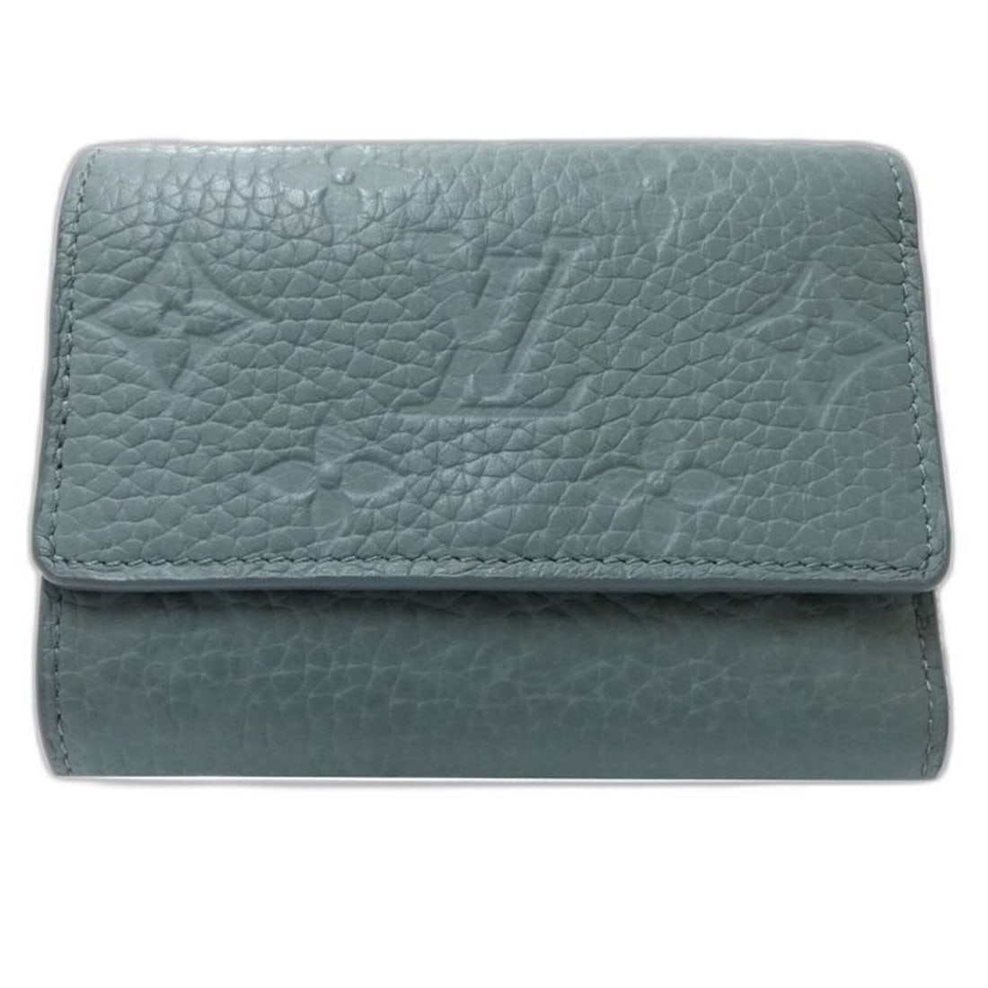 LOUIS VUITTON Louis Vuitton Tri-fold Wallet M14143 Portefeuille Pilot Misty Lake (Green) Women's: --- Catalog ---Category: SizeSize (HxWxD): 9cm x 11cm x 3cm / 3.54'' x 4.33'' x 1.18''Category: DesignType: Wallet (tri-fold)Color: GreenGender: WomenMaterial: Leather Category: GeneralBrand: Louis Vu