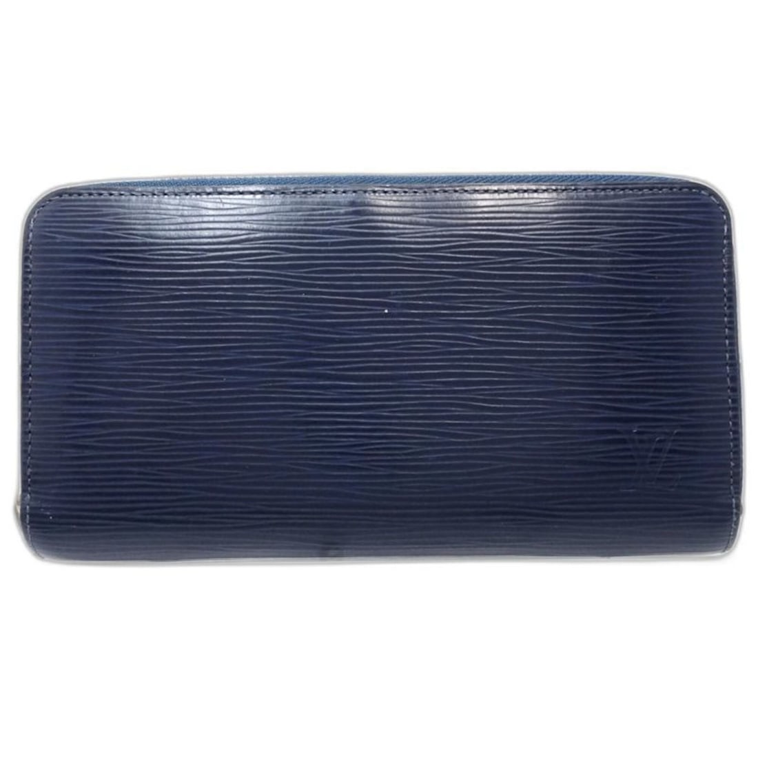 LOUIS VUITTON Louis Vuitton Epi Long Wallet M61873 Zippy Indigo Blue Women's 182049 (1 of 14)
