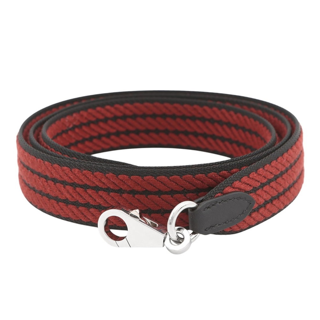 Hermes Shoulder Strap Bandoulière Sangle Cordage Rouge H Black K Stamp Handbag HERMES: --- Catalog ---Category: SizeHandle/Strap Length: 114cm / 44.88''Category: DesignType: StrapColor: Black, Rouge HGender: Unisex,Men,WomenMaterial: Canvas, Swift leatherCategory: GeneralBrand: HermesCo