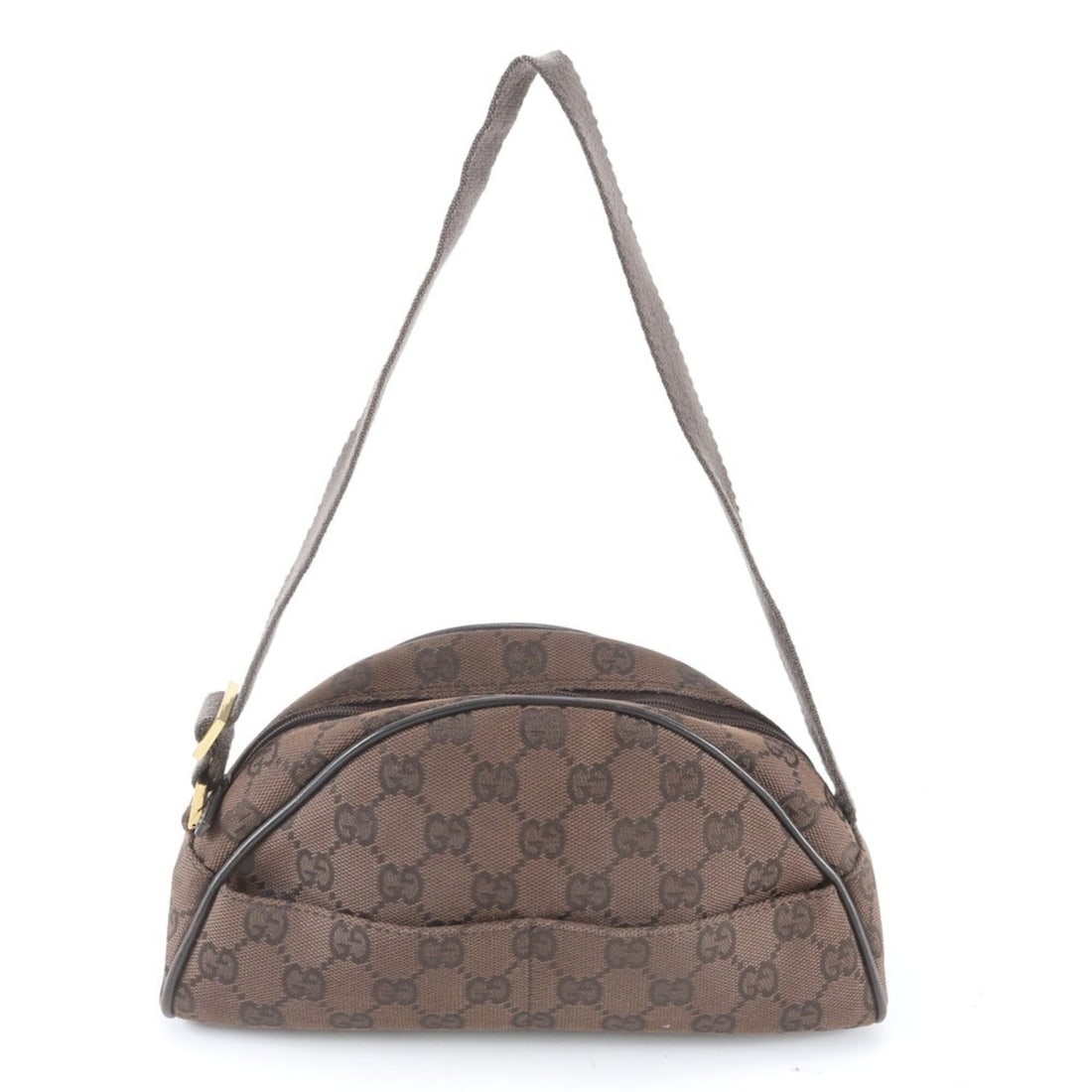Excellent condition Gucci GG canvas 90781 shoulder bag/tote bag/handbag in brown, women's.: --- Catalog ---Category: SizeSize (HxWxD): 12cm x 24cm x 10cm / 4.72'' x 9.44'' x 3.93''Handle Length: 55cm / 21.65''Category: DesignType: Shoulder bagColor: Brown, Dark brownGender: WomenMaterial: GG