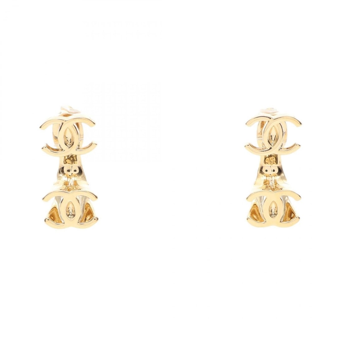 Chanel Coco Mark Earrings, Gold Plated (GP), Women's, Tone: --- Catalog ---Category: SizeSize (HxWxD): 26.00mm x 12.00mm / 1.02'' x 0.47''Category: DesignType: Stud earringsColor: GoldGender: WomenMaterial: Gold platingCategory: GeneralBrand: Chanel--- Item Li