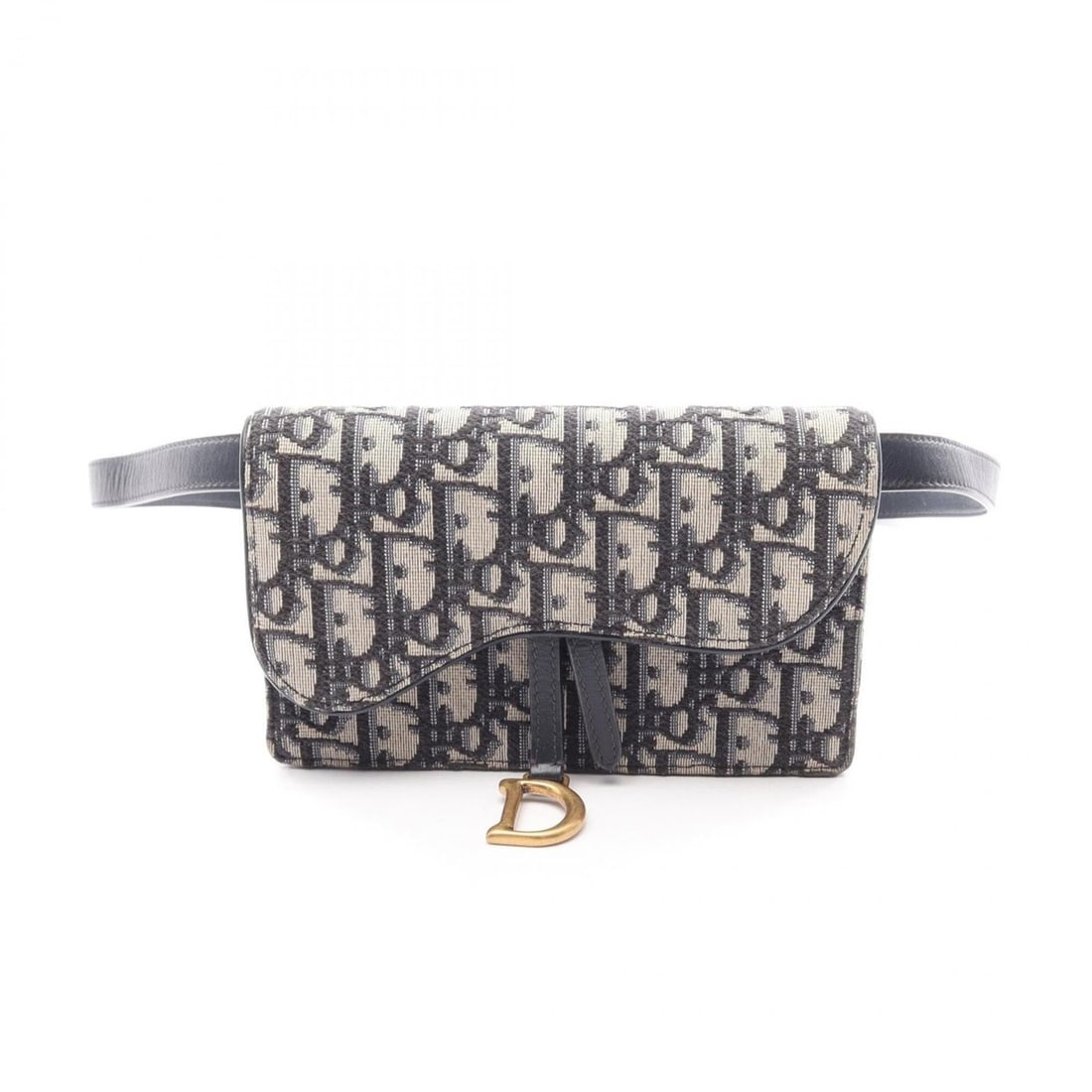 Christian Dior Saddle Bag Oblique Waist Body Handbag Canvas Leather Women's Navy/Ivory: --- Catalog ---Category: SizeSize (HxWxD): 10.5cm x 17cm x 2.5cm / 4.13'' x 6.69'' x 0.98''Category: DesignType: Fanny pack, Handbag, Saddle bagColor: Ivory, NavyGender: WomenMaterial: Canvas , Leathe