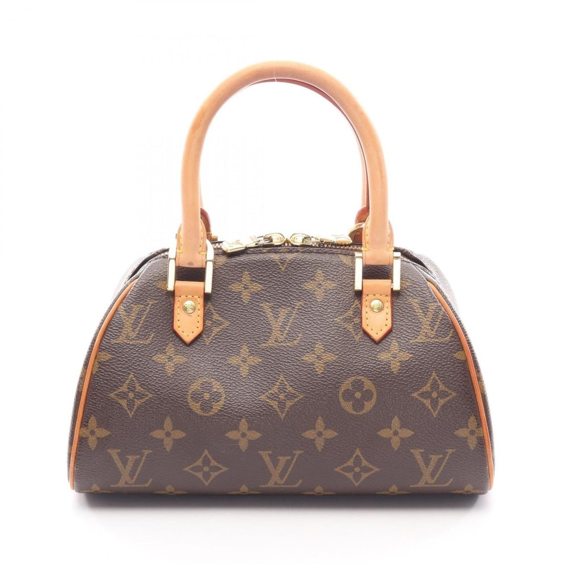 Louis Vuitton LOUIS VUITTON Rivera Mini Monogram Handbag, Coated Canvas and Leather, Pattern,: --- Catalog ---Category: SizeSize (HxWxD): 14cm x 23cm x 12cm / 5.51'' x 9.05'' x 4.72''Handle Length: 30cm / 11.81''Category: DesignType: HandbagColor: BrownGender: WomenMaterial: Monogram , Leather 