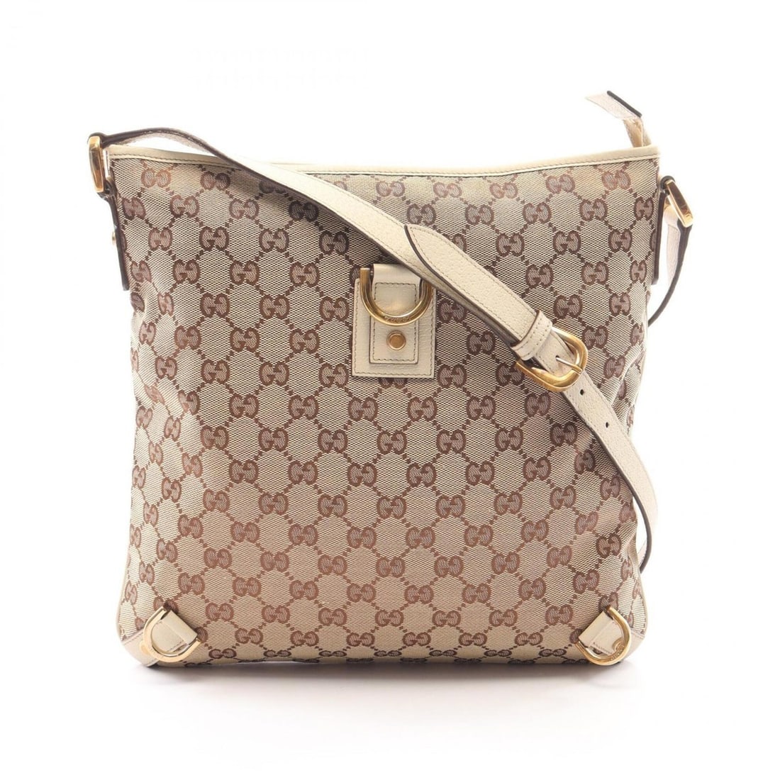 Gucci Abbey GG Canvas Shoulder Bag/Handbag, and Leather, Women's, Beige/Ivory, 131326: --- Catalog ---Category: SizeSize (HxWxD): 30cm x 30cm x 3cm / 11.81'' x 11.81'' x 1.18''Category: DesignType: Shoulder bagColor: Beige, IvoryGender: WomenMaterial: Canvas , Leather Category: GeneralB