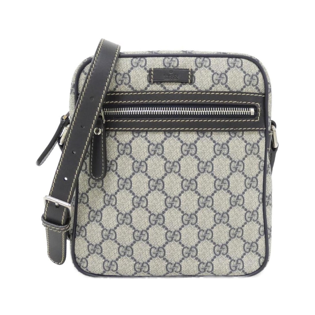 Gucci 233268 FP47N Shoulder Bag: --- Catalog ---Category: SizeSize (HxWxD): 22cm x 19cm x 7cm / 8.66'' x 7.48'' x 2.75''Category: DesignType: Shoulder bagColor: Beige, BlueGender: Women,MenMaterial: GG plus Category: GeneralMPN: