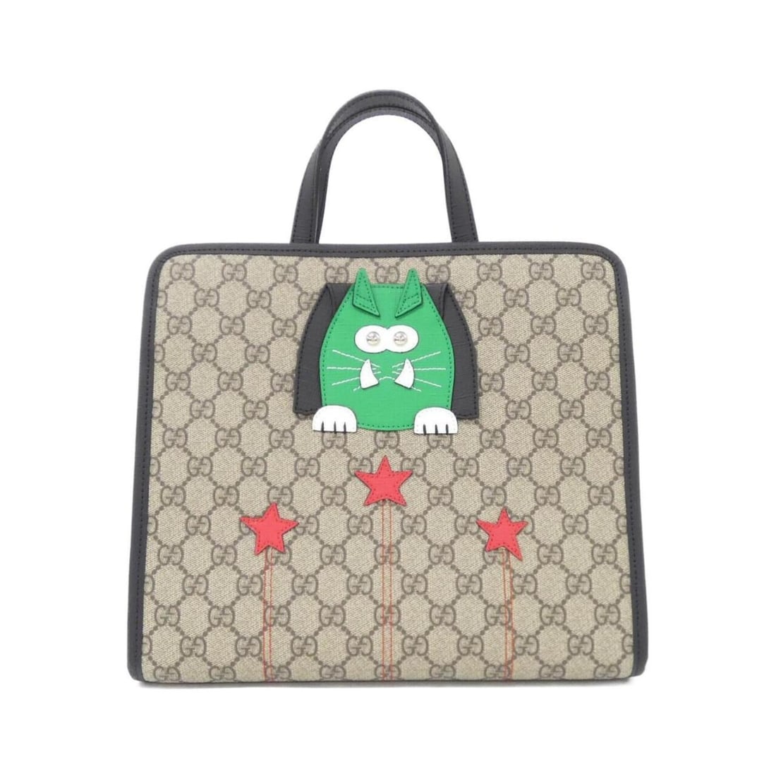 Gucci Children's 645290 KWZBN Handbag: --- Catalog ---Category: SizeSize (HxWxD): 25cm x 29cm x 10cm / 9.84'' x 11.41'' x 3.93''Category: DesignType: HandbagColor: Beige, BlackGender: Women,MenMaterial: GG Supreme , Canvas Category: Genera