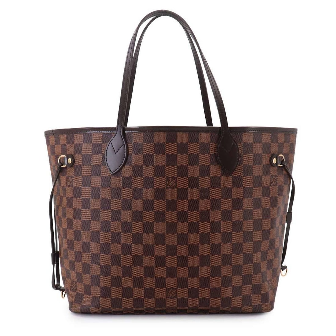 Louis Vuitton Neverfull MM Damier Tote Handbag, Ebene Cerise N51105 Brown: --- Catalog ---Category: SizeSize (HxWxD): 28cm x 46cm x 15.5cm / 11.02'' x 18.11'' x 6.1''Category: DesignType: Handbag, Tote bagColor: Brown, Cerise, Damier Canvas, EbeneGender: WomenMaterial: Damie