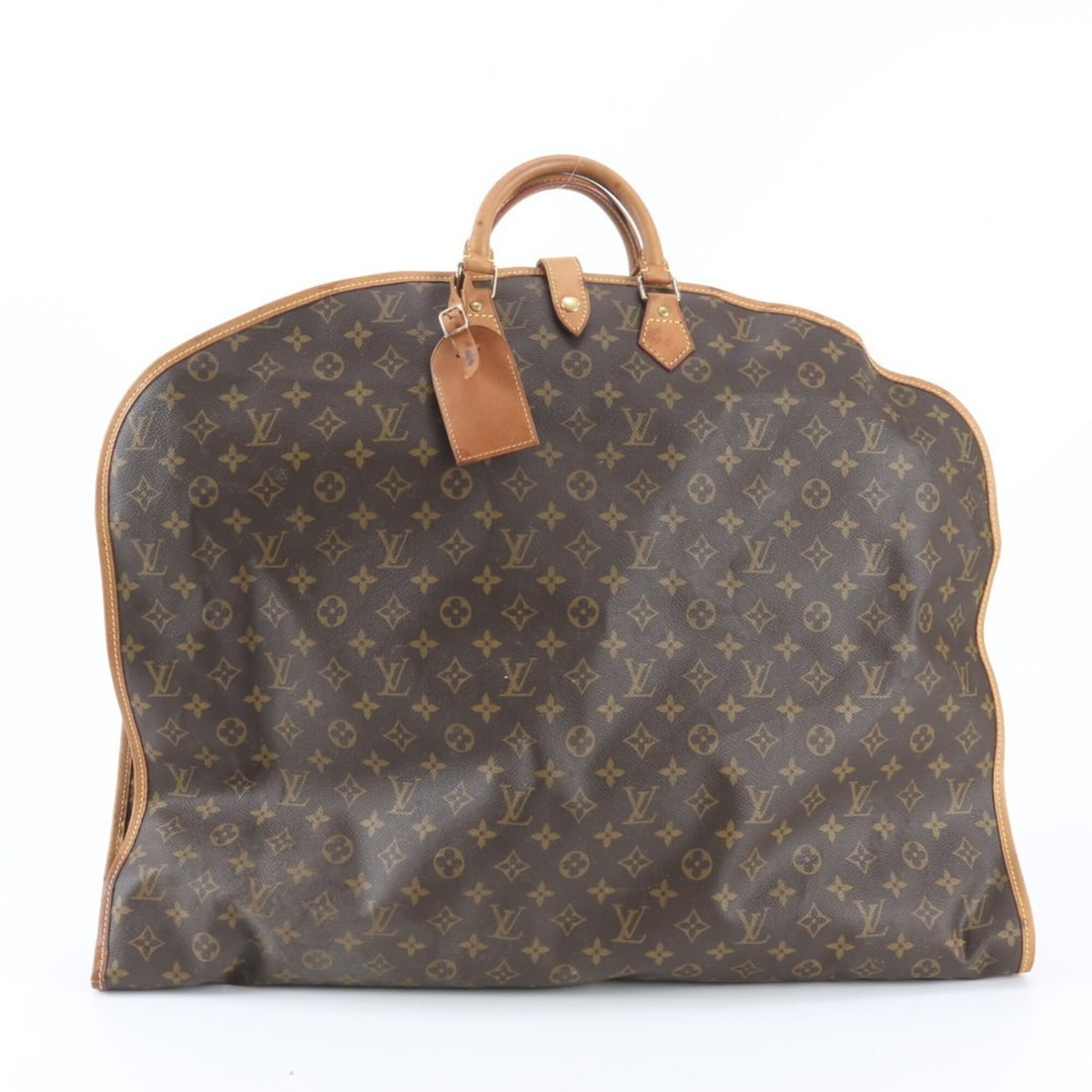 Louis Vuitton Monogram Us Porte Abyss M23434 Leather Garment Boston Bag for Men: --- Catalog ---Category: SizeSize (HxWxD): 50cm x 62cm x 3cm / 19.68'' x 24.4'' x 1.18''Category: DesignColor: Brown, Monogram, WhiteGender: MenMaterial: Leather , Coated canvas Category: GeneralMPN: 