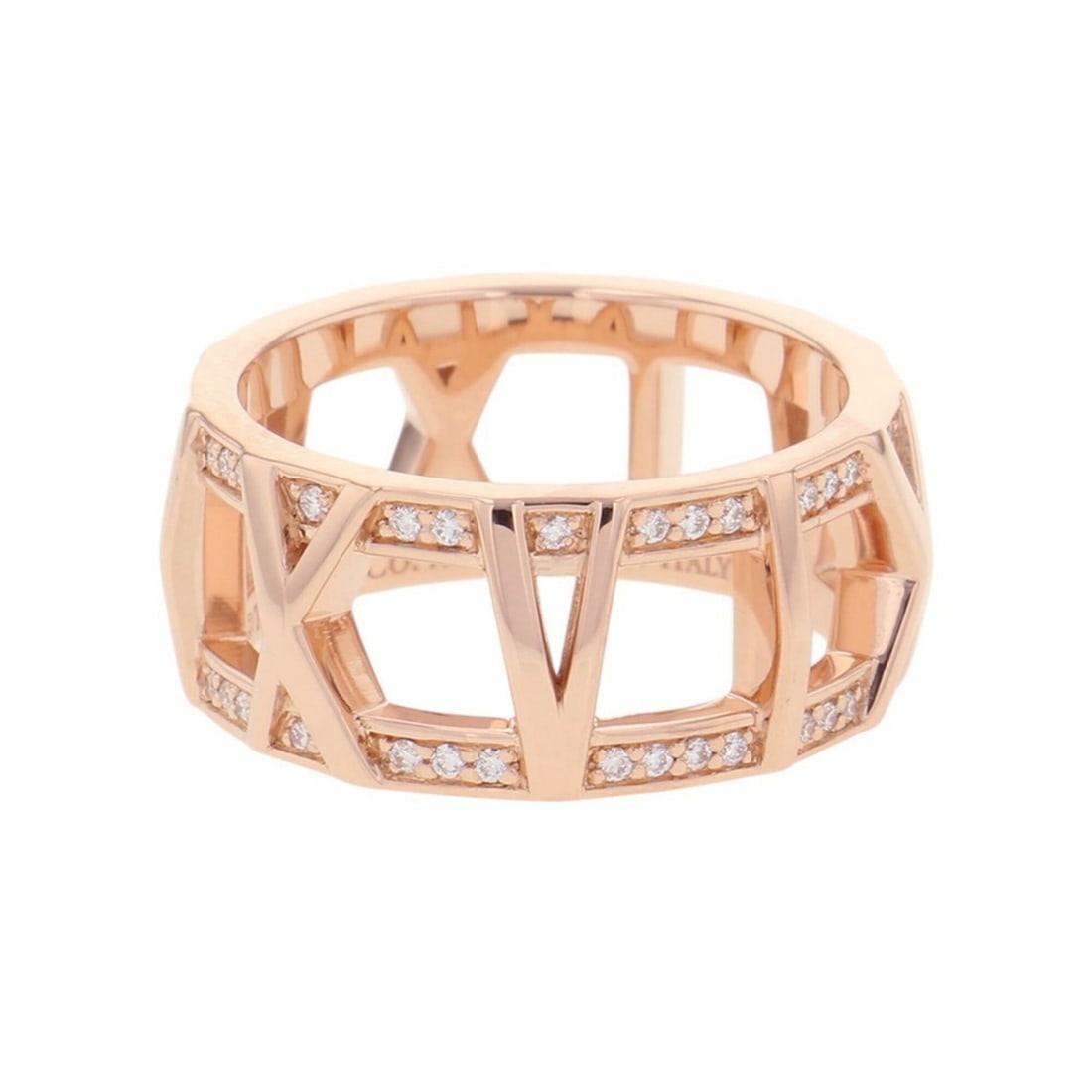 Tiffany & Co. Atlas X Diamond Ring, 0.21ct total, 18K Pink Gold, Size Approx. 1: --- Catalog ---Category: SizeJP Size: 12US Size: 6.5Category: DesignType: Band ringColor: Pink goldStone: DiamondGender: WomenMaterial: Pink gold (18K)Weight (ct.): 0.21Category: GeneralBrand: Tiffany