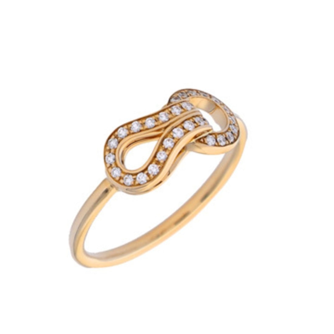 CARTIER Cartier Agrafe Ring #48 Diamond Women's 18K Yellow Gold YG - Grade A Used Ginzo: --- Catalog ---Category: SizeJP Size: 8US Size: 4.5Category: DesignType: Band ringStone: DiamondGender: WomenMaterial: Yellow gold (18K)Category: GeneralBrand: Cartier--- Item List ---Section: Conditi