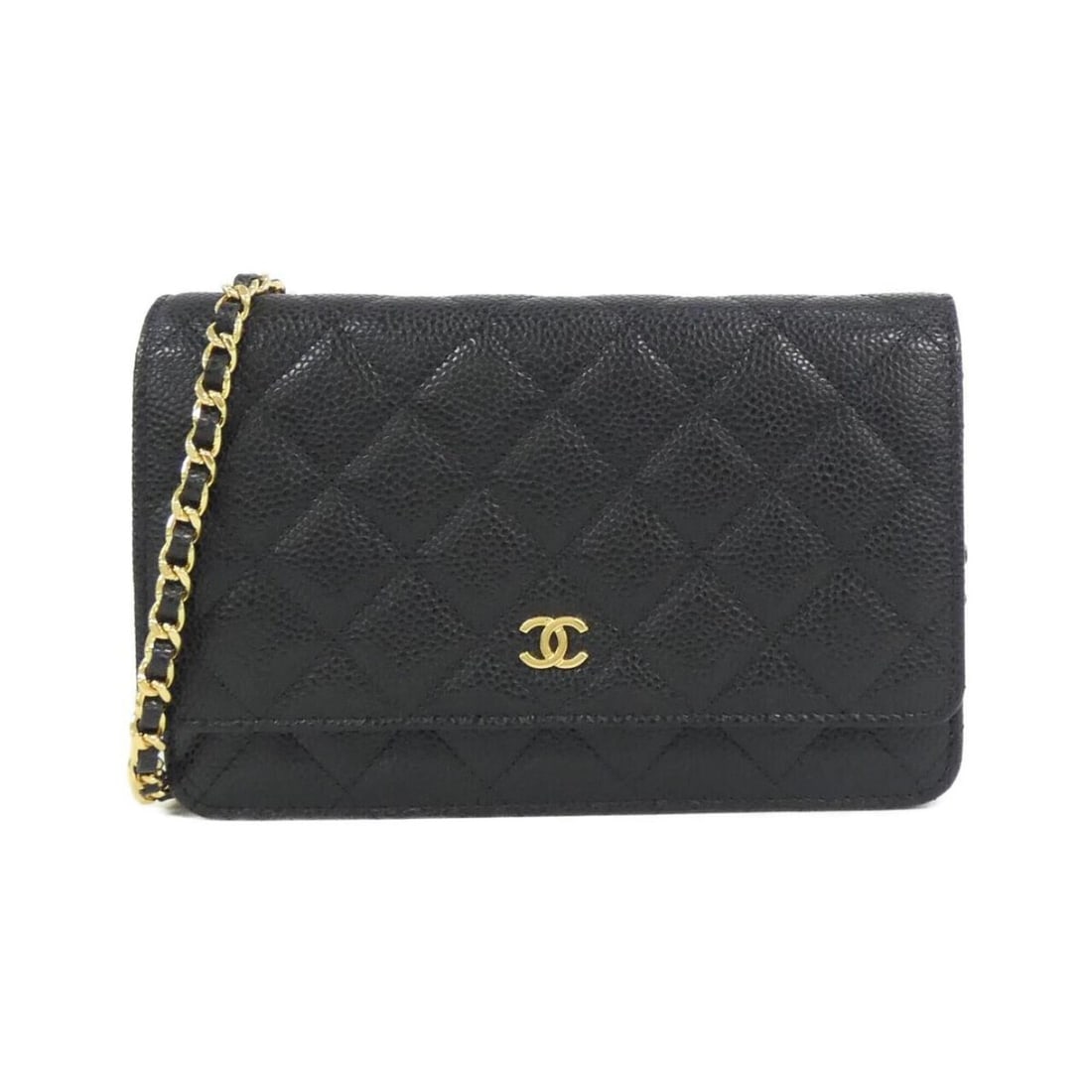 Chanel Timeless Classic Line 33814 Wallet Chain: --- Catalog ---Category: SizeSize (HxWxD): 12cm x 19cm x 4cm / 4.72'' x 7.48'' x 1.57''Category: DesignType: Chain/Shoulder walletColor: Black, BordeauxGender: WomenMaterial: Grained Calfskin Category