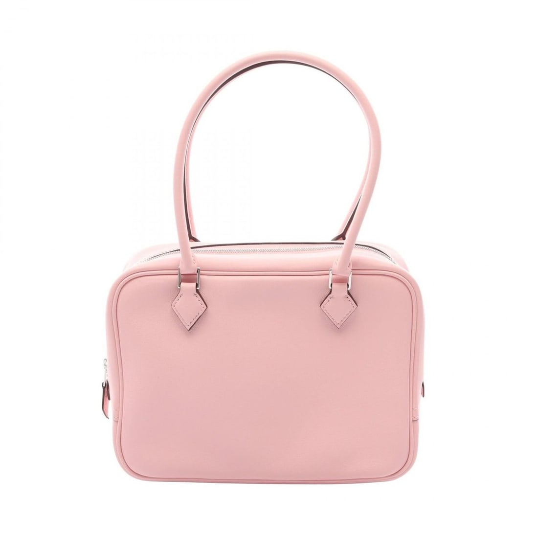 Hermes Mini Plume 20 Rose Sakura Handbag, made of Veau Swift leather, women's, pink.: --- Catalog ---Category: SizeSize (HxWxD): 15cm x 20cm x 7cm / 5.9'' x 7.87'' x 2.75''Category: DesignType: HandbagColor: PinkGender: WomenMaterial: Swift leather Hardware Color: SilverCategory: Gener