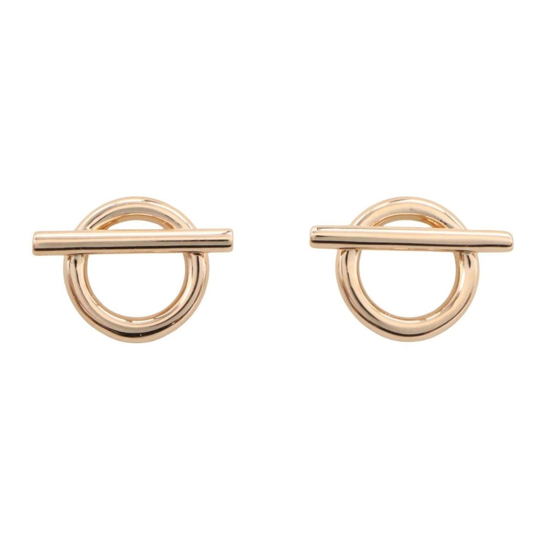 Hermes Finesse Earrings, 18KPG (Pink Gold), Women's Gold Tone: --- Catalog ---Category: SizeSize (HxWxD): 8.00mm x 11.00mm / 0.31'' x 0.43''Category: DesignType: Stud earringsColor: GoldGender: WomenMaterial: Pink gold (18K)Category: GeneralBrand: Hermes--- Item 