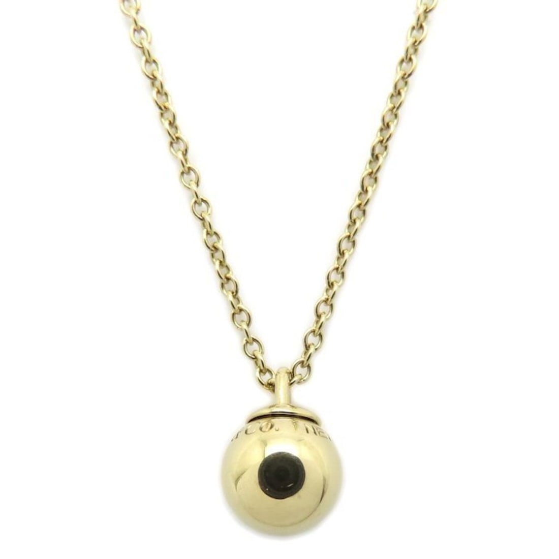 TIFFANY&Co. Tiffany HardWear Ball Necklace K18YG Women's 295636: --- Catalog ---Category: SizeWeight: 5g / 0.17oz.Pendant Size: 11mm x 7.6mm / 0.43'' x 0.29''Neck Circumference: 40.5 cm - 45.5 cm / 15.94'' - 17.91''Category: DesignGender: WomenMaterial: Yellow gold