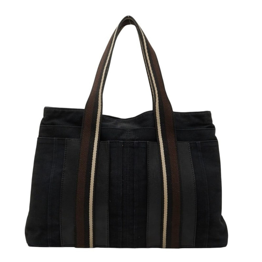 Hermes Troca Horizontal MM Tote Bag, Black Canvas Leather, Women's HERMES: --- Catalog ---Category: SizeSize (HxWxD): 27cm x 40cm x 8cm / 10.62'' x 15.74'' x 3.14''Category: DesignType: Tote bagColor: BlackGender: WomenMaterial: Canvas , Leather Category: GeneralBrand: Herme