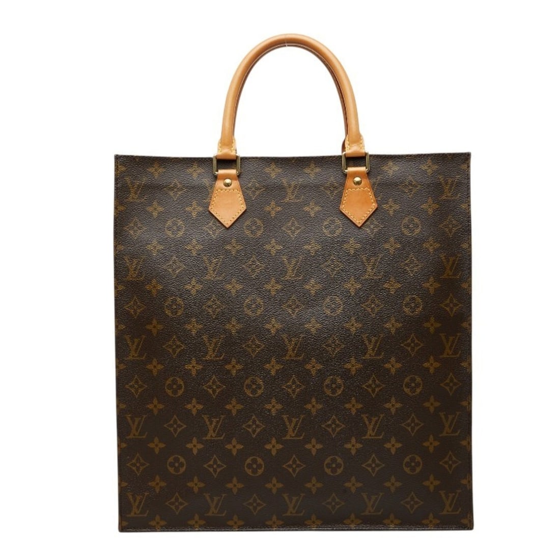 Louis Vuitton Monogram Sac Plat Handbag Tote Bag M51140 Brown Leather Women's LOUIS VUITTON: --- Catalog ---Category: SizeSize (HxWxD): 38cm x 36cm x 7cm / 14.96'' x 14.17'' x 2.75''Category: DesignType: Handbag, Tote bagColor: BrownGender: WomenMaterial: PVC , Leather Category: GeneralMPN: M