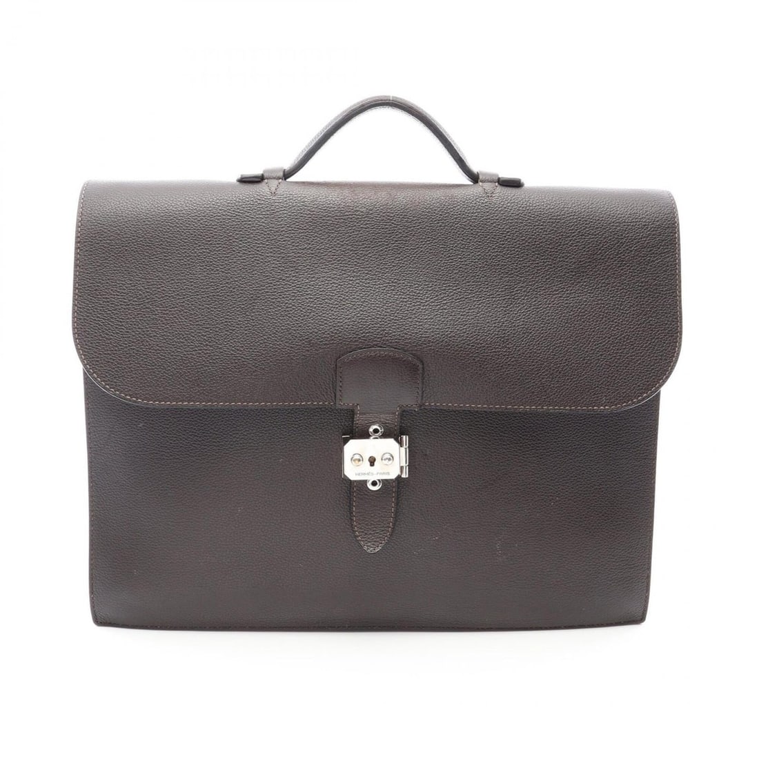 Hermes Sac à Dépêches 38 Business Bag Handbag Leather Togo Brown H084113X: --- Catalog ---Category: SizeSize (HxWxD): 28cm x 38cm x 6cm / 11.02'' x 14.96'' x 2.36''Handle Length: 16cm / 6.29''Category: DesignType: HandbagColor: BrownGender: MenMaterial: Togo leather Category